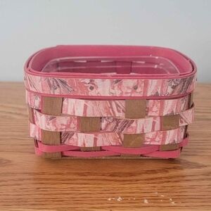 2013 Longaberger Pink Camo Scout Basket
